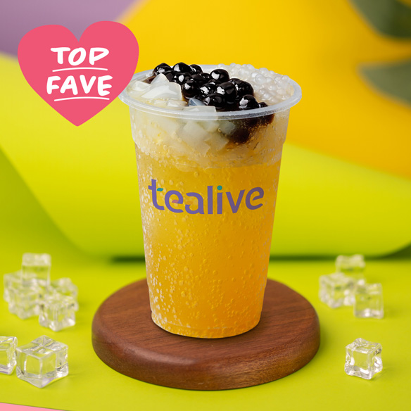Passion Fruit Tea With 3Q Jelly Tealive